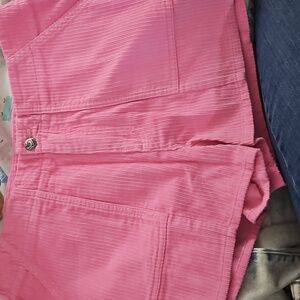 Roxy Pink Corduroy Shorts